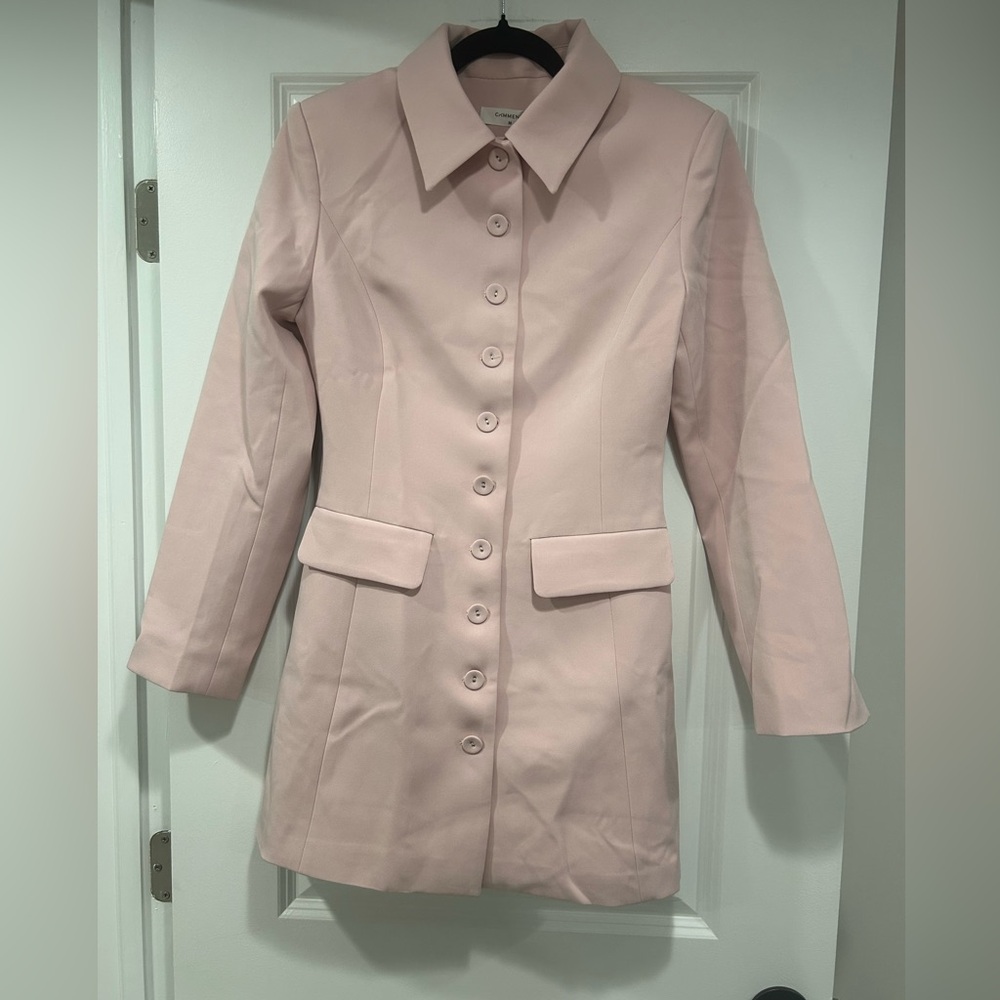 NWT Commense Soft Pink Blazer Dress - Picture 2 of 6